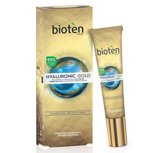 BIOTEN ΚΡΕΜΑ ΠΡΟ. HYALURONIC GOLD EYE 15ML 6τ (5201314114819)