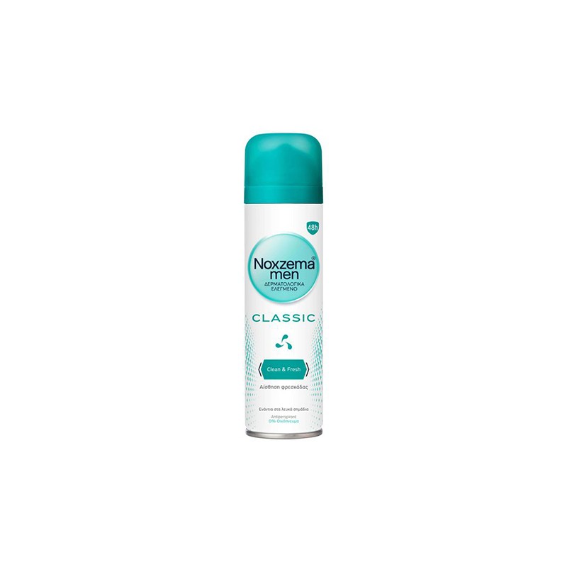 Noxzema Classic Men Αποσμητικό σε Spray 150ml 6τ (5201314126379)