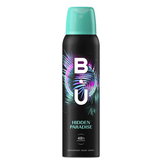 BU Hidden Paradise 48h Freshness Deodorant Body Spray 150ml 6t (5201314153290)