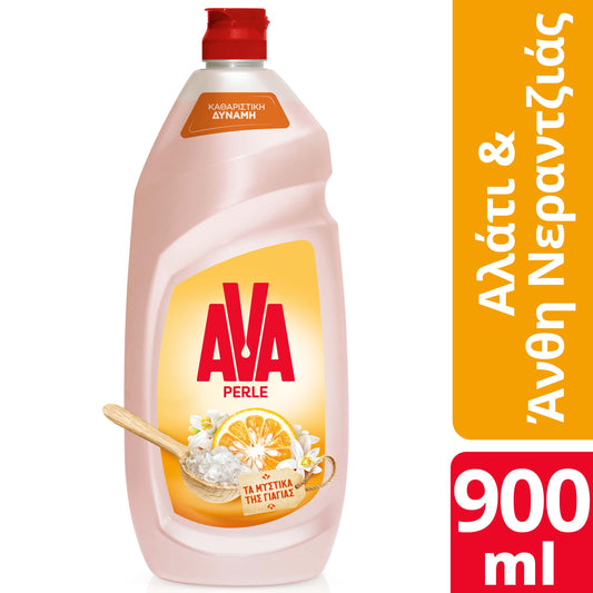 AVA ΥΓΡΟ ΠΙΑΤΩΝ 900ML PERLE ΑΛΑΤΙ & ΑΝΘΗ ΝΕΡΑΝΤΖΙΑΣ 12τ (5201314179948)