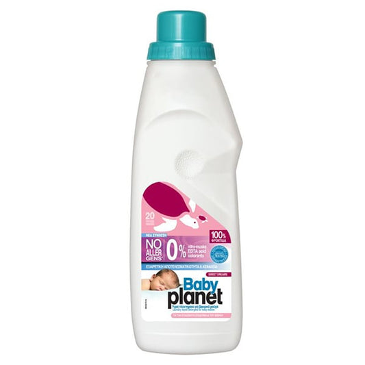 Baby Planet Sweet Dreams Υγρό Πλυντηρίου 20 μεζούρες Βρεφικών Ρούχων 1160ml (5201321038924)