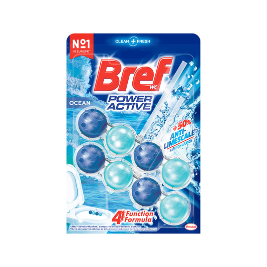 Bref Power Activ Υγρό Block Wc Ocean 2x50gr (5201395144439)