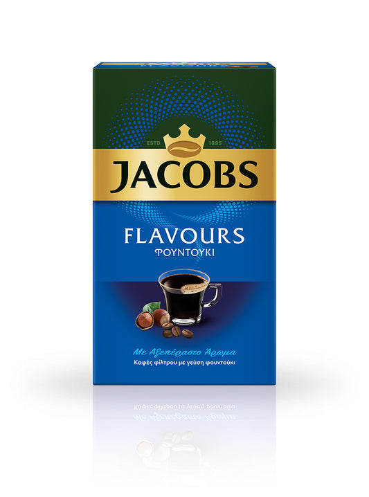 Jacobs Καφές Φίλτρου με Άρωμα Φουντούκι 250gr 12τ (5201530028143)