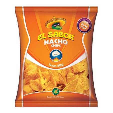 El Sabor Nacho Chips Σνακ Καλαμποκιού BBQ 225gr (5202175001546)