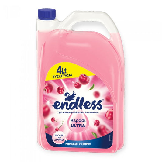 Endless Ultra Professional Floor Cleaner with Cherry Scent Cherry 4lt 4t (5202995102881)