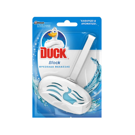 Duck 3 Σε 1 Υγρό Block WC Φρεσκάδα Θάλασσας 40gr (5205832100590)