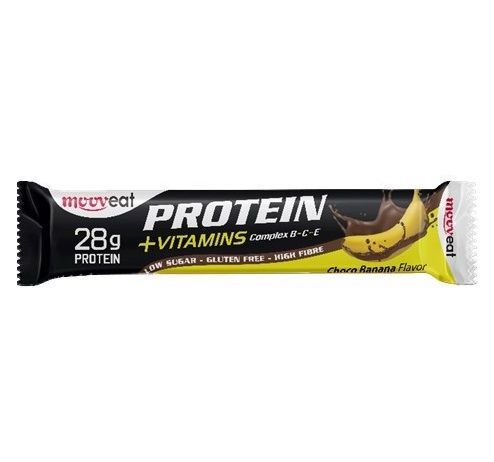 Mooveat Protein Vitamin Βar 35% Γεύση Choco Banana 80gr 12τ (5213000780581)