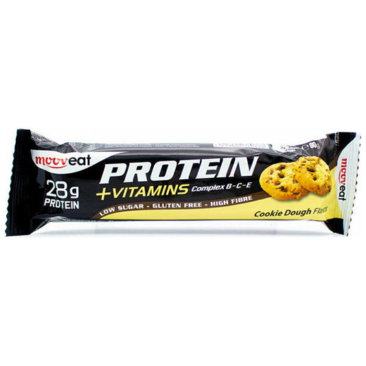 Mooveat Protein Vitamin Βar 35% Γεύση Cookie Dough 80gr 12τ (5213000780888)