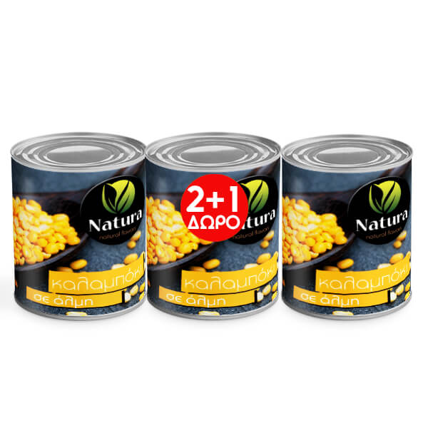 Natura Καλαμπόκι Σε Άλμη 3x165gr. (2+1 Δώρο) 8τ (5213006894190)