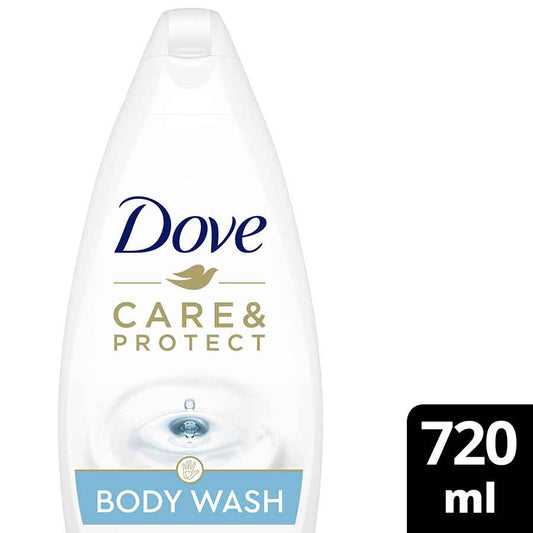 Dove Αφρόλουτρο 720ml Care & Protect Κρεμώδες 12τ (8720181358302)