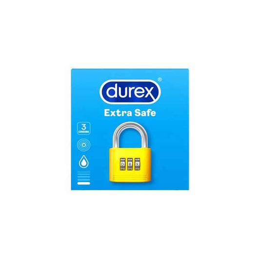 DUREX CONDOM 3PCS EXTRA SAFE (Σ24) (5010232967854)