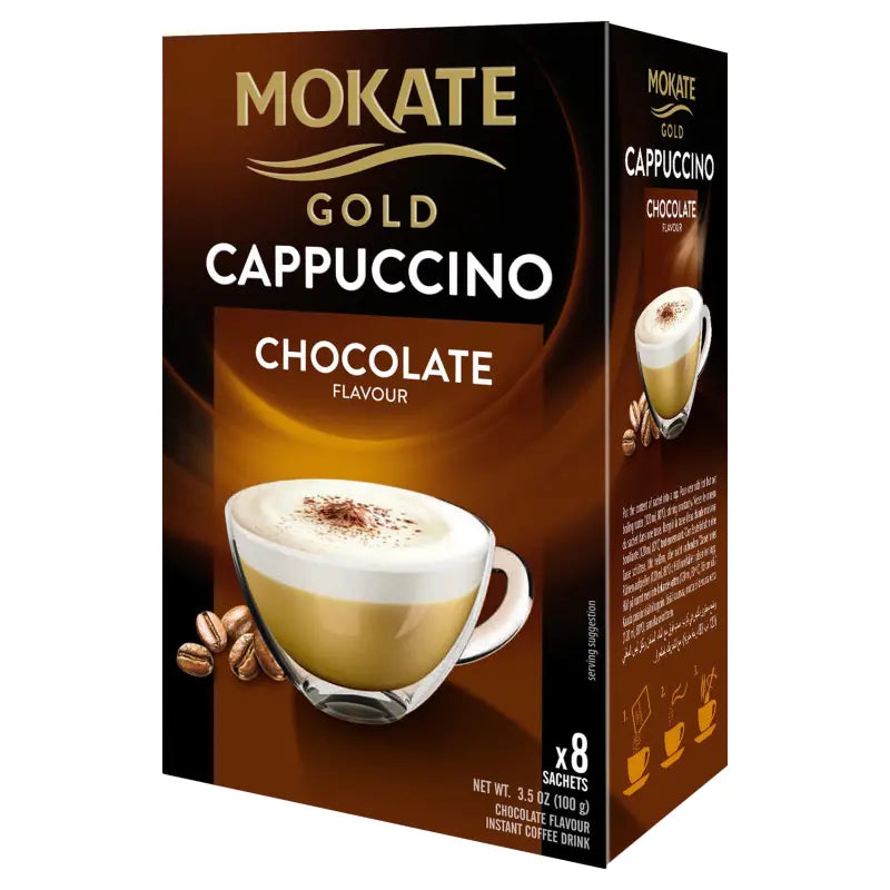 Mokate Gold Cappuccino Chocolate 12.5grx8 12τ (5900649052697)