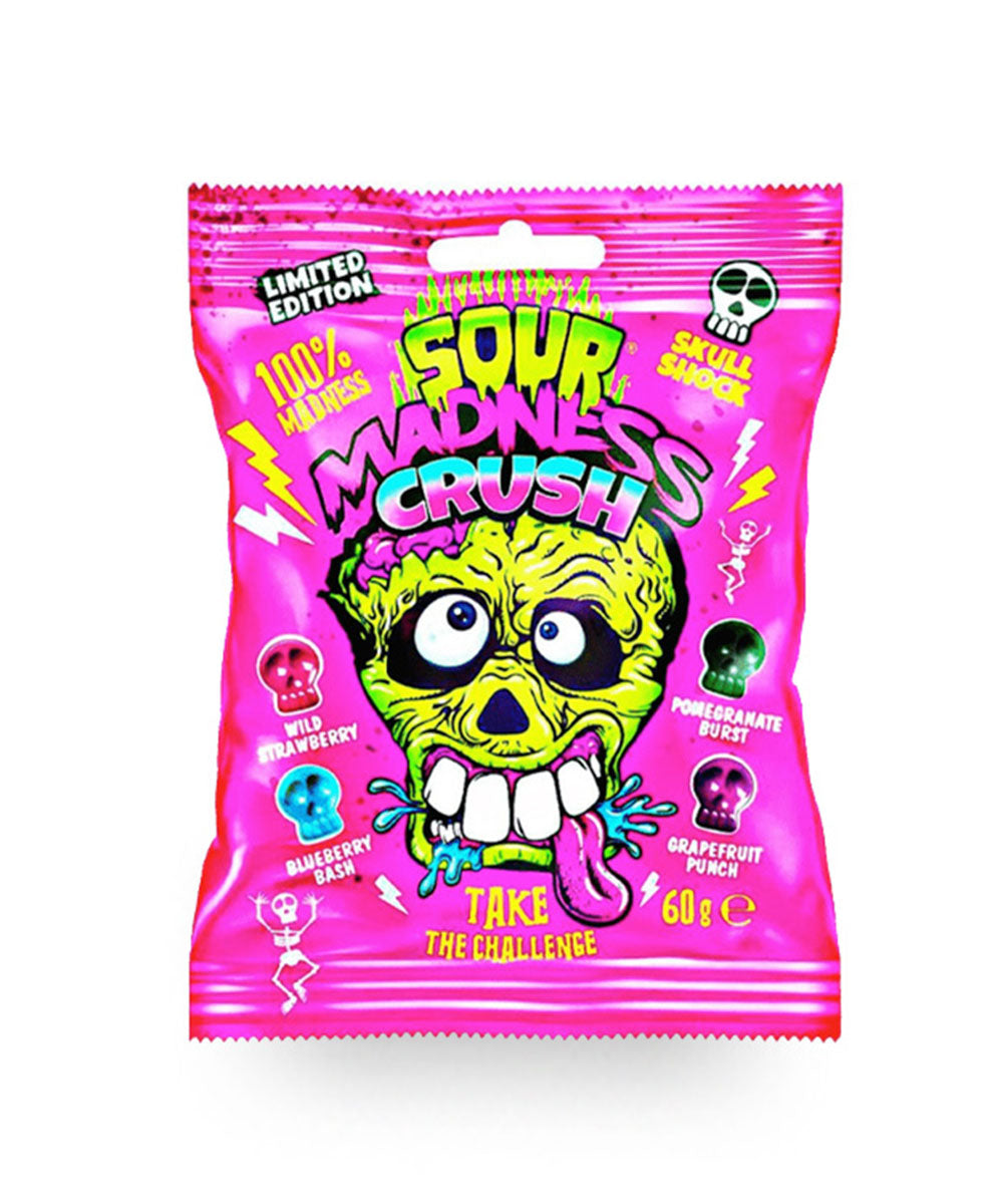 Καραμέλες Halloween Sour Madness Crush 60gr 10τ (5907205011402)