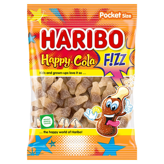 Haribo Happy Cola Fizz 80gr 30τ (5996379000770)