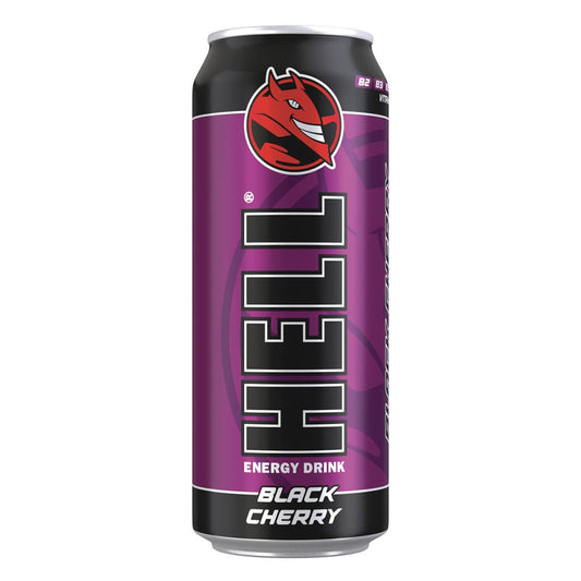 Hell 500ml Κουτί Energy Drink Black Cherry 12τ (5999884034346)
