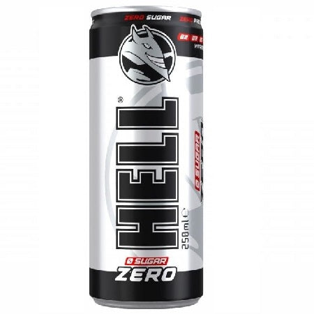 Hell Energy Drink Χωρίς Ζάχαρη Κουτί 250ml 24τ (5999884034445)