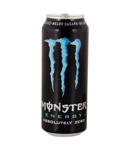 Monster Absolutely Zero Carbonated Energy Drink Box 500ml 24t (5060166697334)