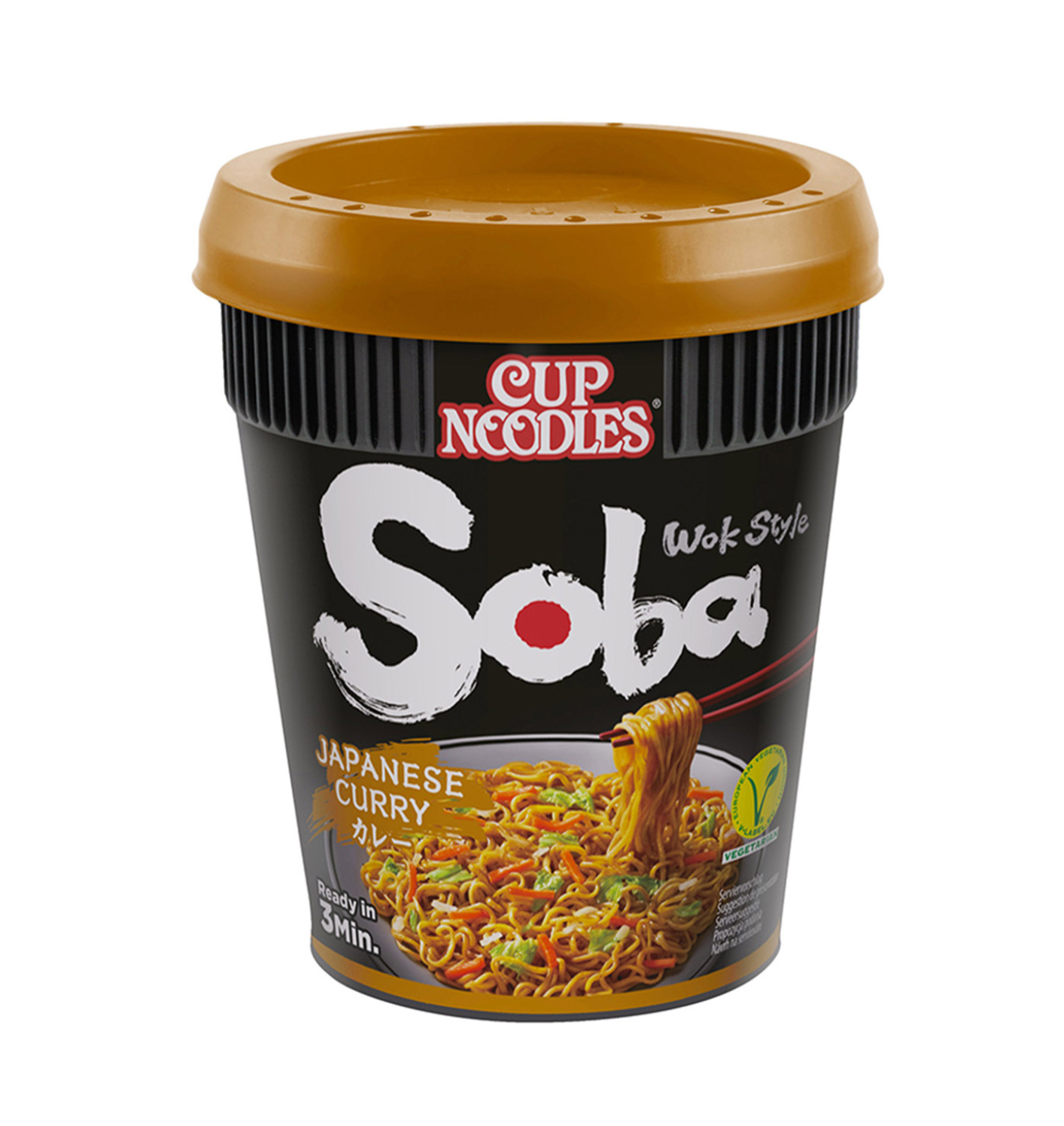 NISSIN SOBA ΝΟΥΝΤΛΣ CUP ΙΑΠΩΝ. ΚΑΡΥ 90ΓΡ 8τ (5997523315771)