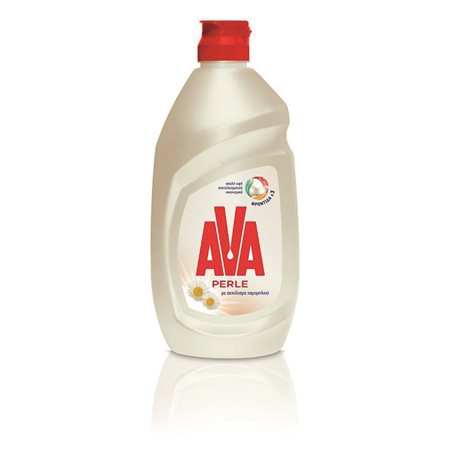 AVA 430ml Perle Υγρό Πιάτων με Άρωμα Εκχύλισμα Χαμομηλιού 21τ (5201314120902)