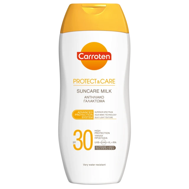 Carroten Protect &amp; Care Suncare Sunscreen Lotion SPF30+ 200ml (5201314156116)