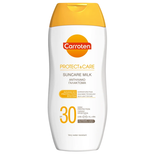 Carroten Protect &amp; Care Suncare Sunscreen Lotion SPF30+ 200ml (5201314156116)