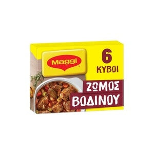 Κύβοι maggi βοδινό 6τμχ(3L) 20τ (8585002443441)