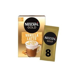 Nescafe Στιγμιαίος Καφές Cappuccino με Άρωμα Vanilla Βανίλια Latte 8x18.5gr 6τ (7613034636102)