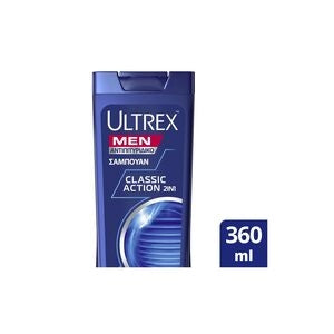 Ultrex Men Deep Clean Action Anti-Dandruff Shampoo for Normal Hair 360ml 12t (8710447247167)