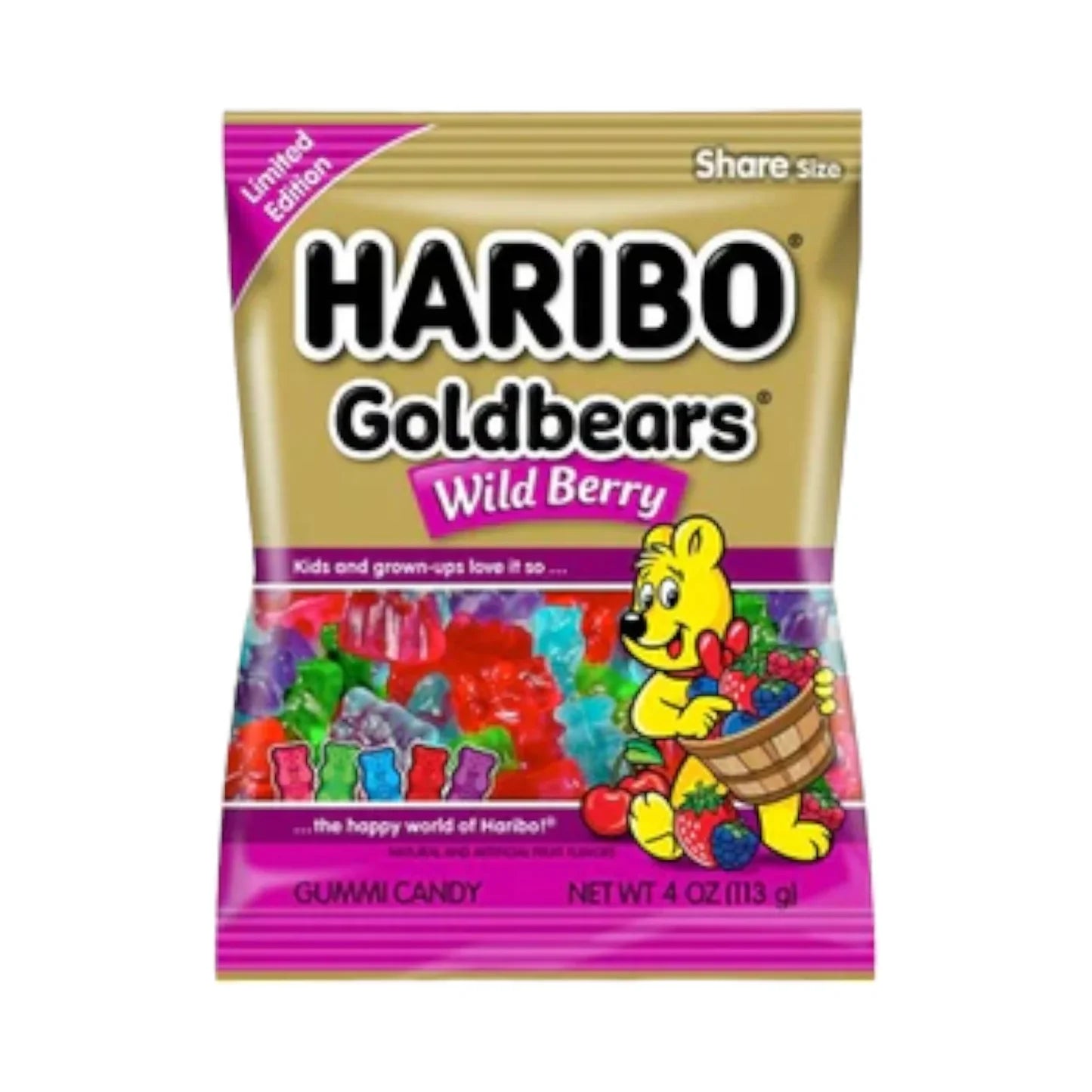 HARIBO ΖΕΛΕΔΑΚΙΑ GOLDBEARS WILD BERRY 80ΓΡ (5996379001401)