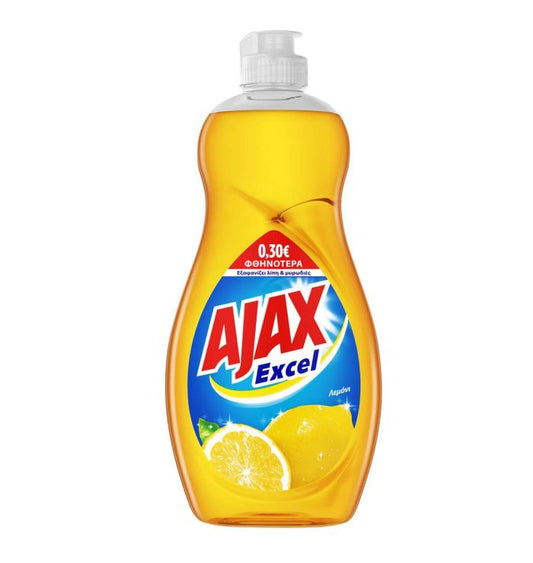 Ajax 500ml Υγρό Πιάτων με Άρωμα Λεμόνι -0,30€ 12τ (8714789609331)