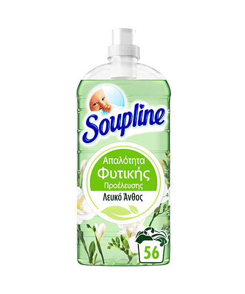 Soupline Fabric Softener 56 Measures of Plant Origin White Flower 12t (8718951342507)