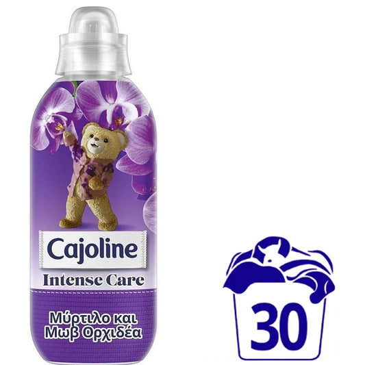 Cajoline Μαλακτικό Ρούχων 30 Μεζούρες Intense Care με Άρωμα Μύρτιλο & Μωβ Ορχιδέα 630ml 8τ (8720181488191)