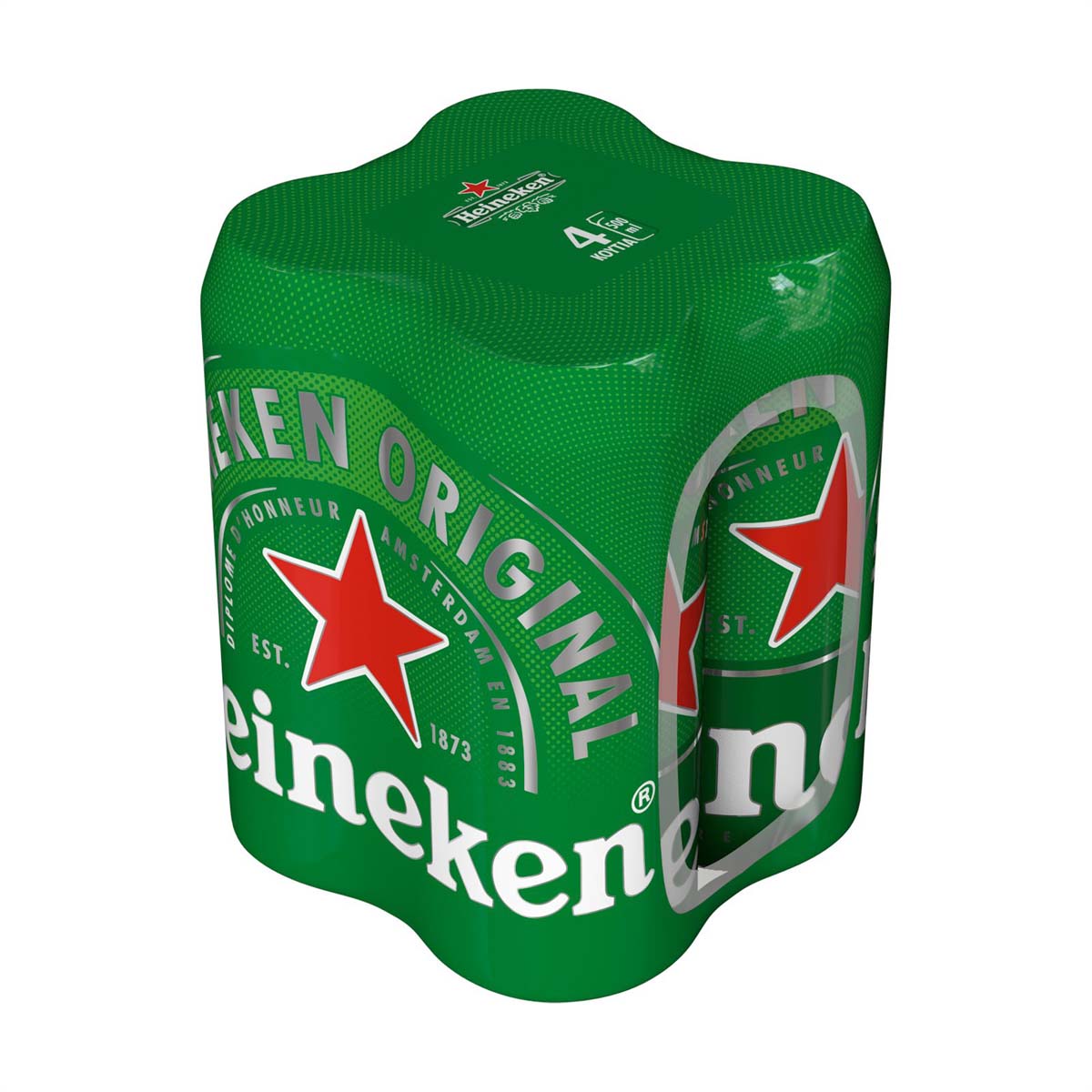 Heineken Κουτί 4*500ml 6σ (52012610010972)