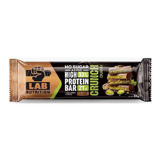 LAB NUTRITION High Protein Crunch Bar 33% Dubai 65gr (3800238130336)