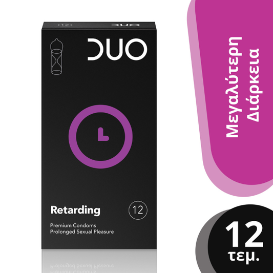 DUO CONDOM 12PCS LOOONGER PLEASURE (Σ6) (4005800136252)