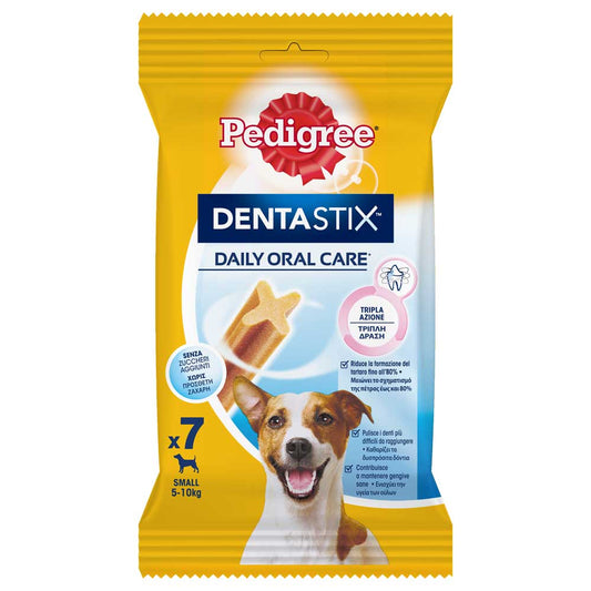 Pedigree Dentastix 7τμχ Για Σκύλους 5-10kg 110gr 10τ (5998749144510)