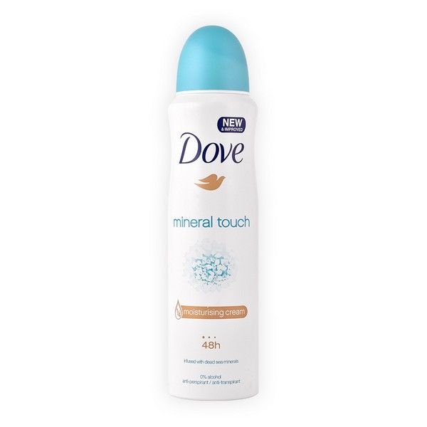 Dove Deodorant Mineral Touch Spray 48h 150ml 6t (8712561315906)