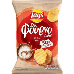 Πατατάκια Lay's Στο Φούρνο Θαλασσινό Αλάτι 105gr (5201024786061)