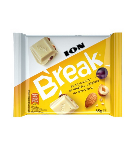 ΣΟΚ. ION BREAK ΛΕΥΚΗ ΜΕ ΣΤΑΦ. & ΞΗΡ. ΚΑΡΠ 85ΓΡ 12τ (5012501049414)
