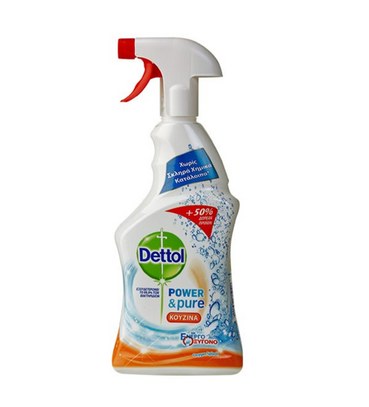 DETTOL SPRAY POWER & FRESH 500ML(+250ML)Δ ΚΟΥΖΙΝΑ 6τ (5201347162788)