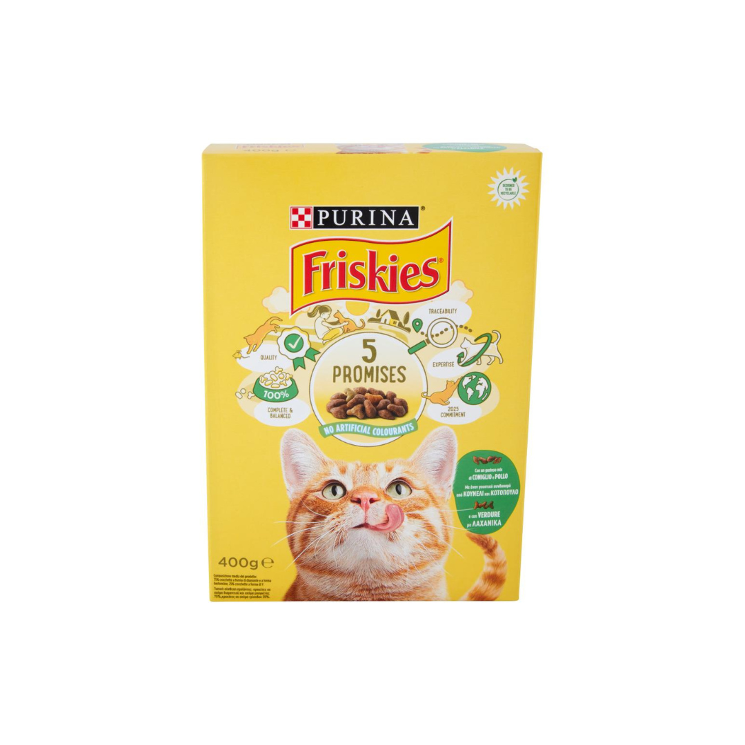 Friskies Κροκέτα Κοτόπουλο & Κουνέλι 400gr 20τ (3010470153967)