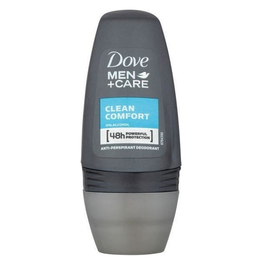 Dove Men+Care Clean Comfort Αποσμητικό 48h σε Roll-On 50ml 6τ (96081693)