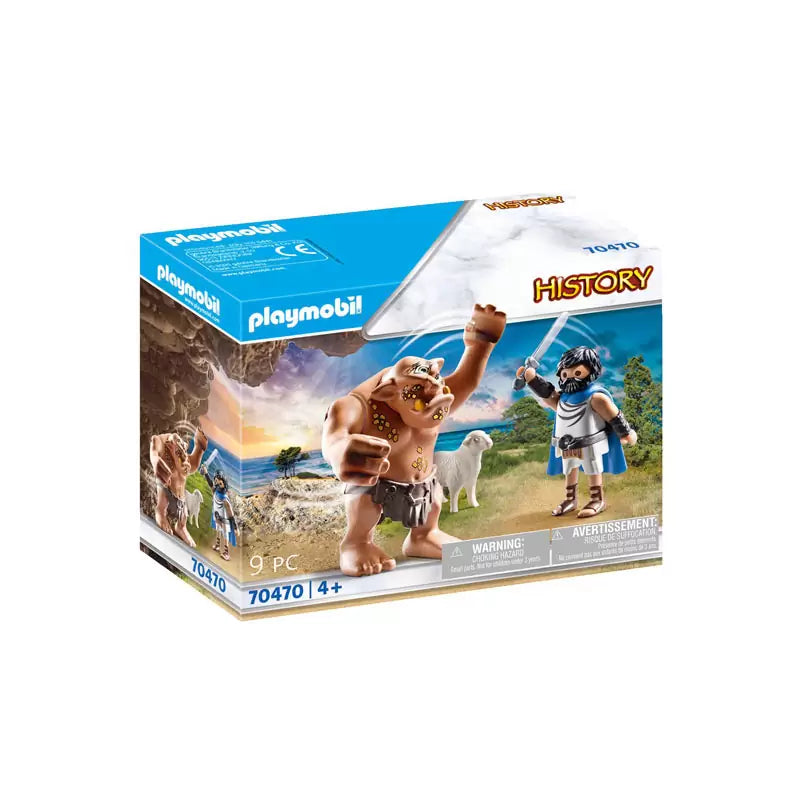 Playmobil History Ο Οδυσσέας Και ο Κύκλωπας Πολύφημος (70470)(4008789704702)