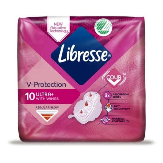 Libresse Σερβιέτες Ultra+ Regular Flow 10τμx 24τ (7310790088731)