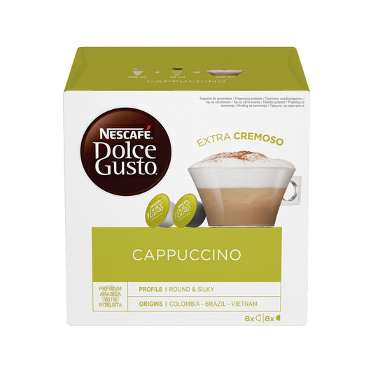 Nescafe Dolce Gusto Καφές Cappuccino 8 Κάψουλες (7613036306270)