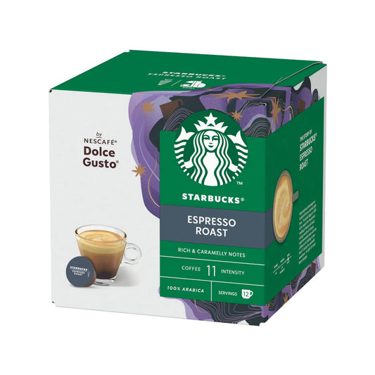Strabucks Nescafe Dolce Gusto Καφές Espresso Roast 12 Κάψουλες (7613036940498)