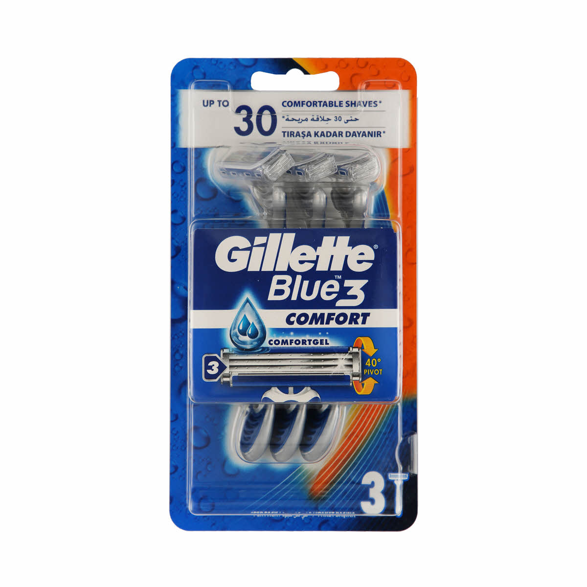 Gillette Blue3 Comfort Ξυραφάκια μιας Χρήσης 6τμχ 6τ (7702018489862)