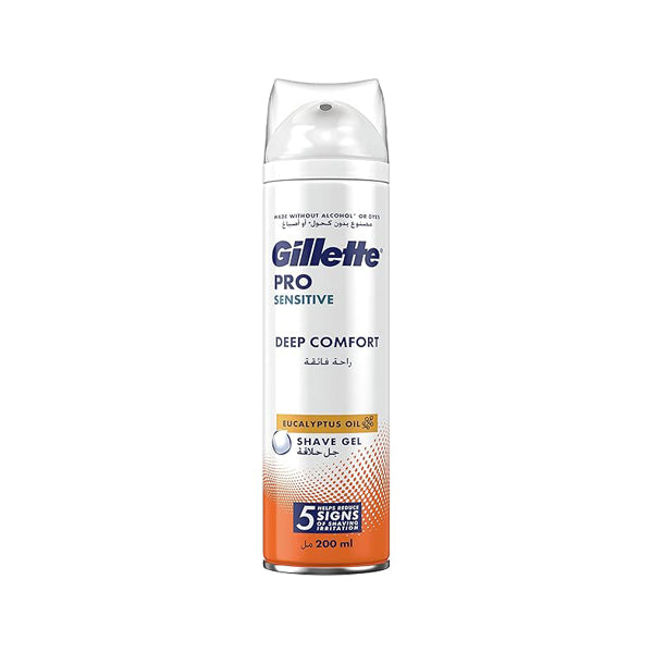 Gillette Pro Sensitive Deep Comfort Αφρός Ξυρίσματος 250ml 6τ (7702018581955)