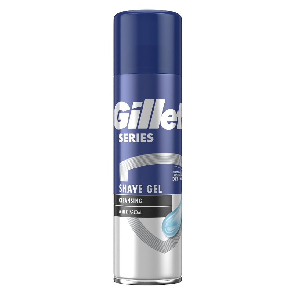 Gillette Gel Ξυρίσματος Series Charcoal 200ml 6τ (7702018619573)