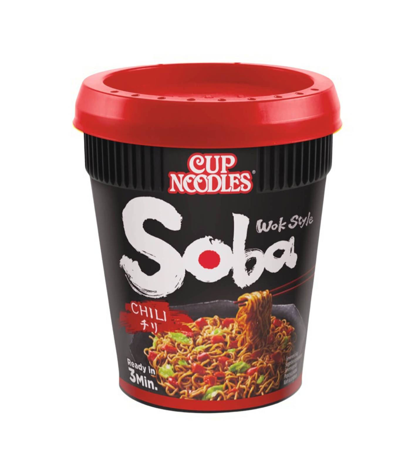 NISSIN SOBA ΝΟΥΝΤΛΣ CUP ΤΣΙΛΙ 92ΓΡ 8τ (5997523315535)